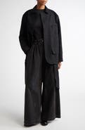 Maison Margiela Heavy Cotton & Wool Reversible Double Coat