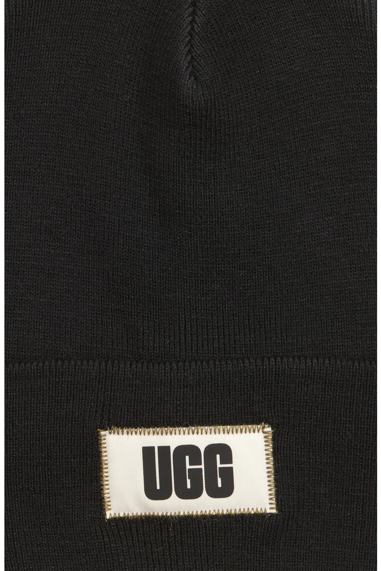 High Crown Beanie, Alternate, color, BLACK