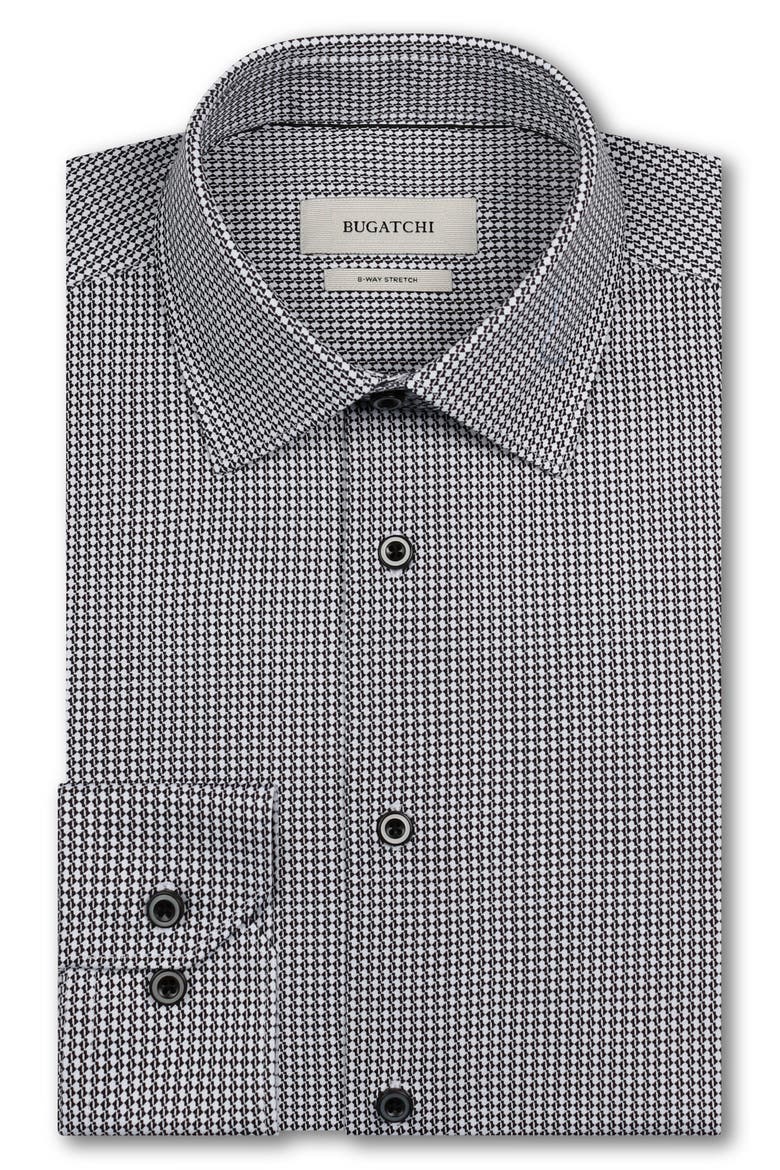 James OoohCotton® Geometric Print Button-Up Shirt, Alternate, color, WHITE