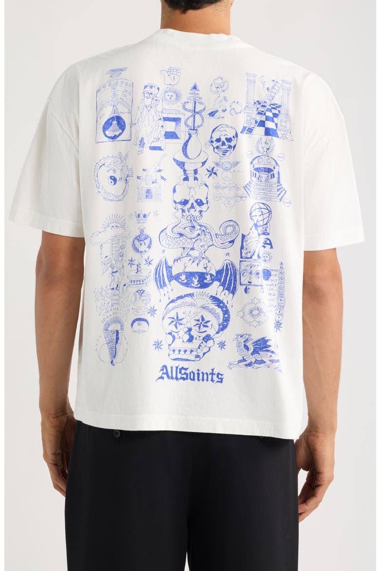 Ignis Graphic Organic Cotton T-Shirt, Alternate, color, CHALK WHITE