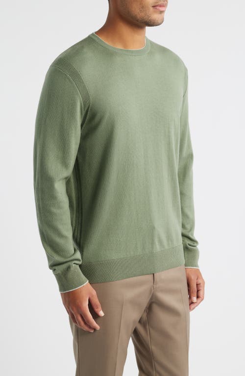 Jack Victor Grassi Crewneck Cotton & Cashmere Sweater In Multi