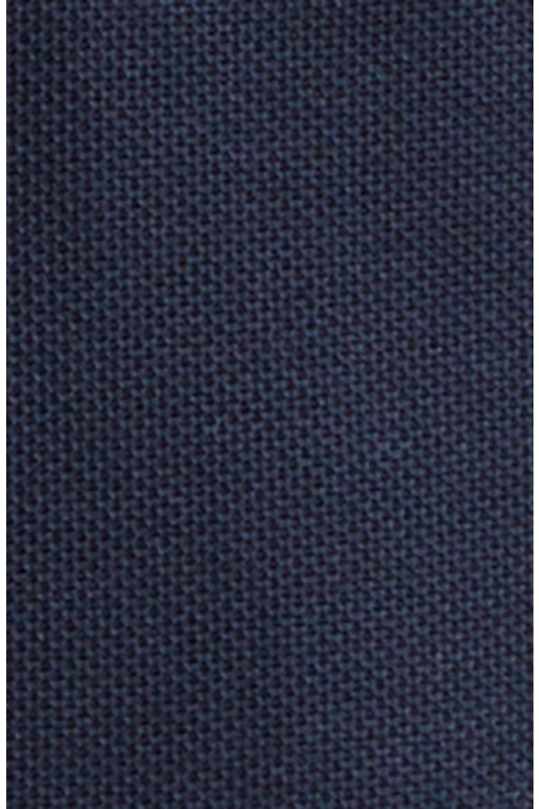 Evan Check Collar Cotton Piqué Polo, Alternate, color, SMOKED NAVY