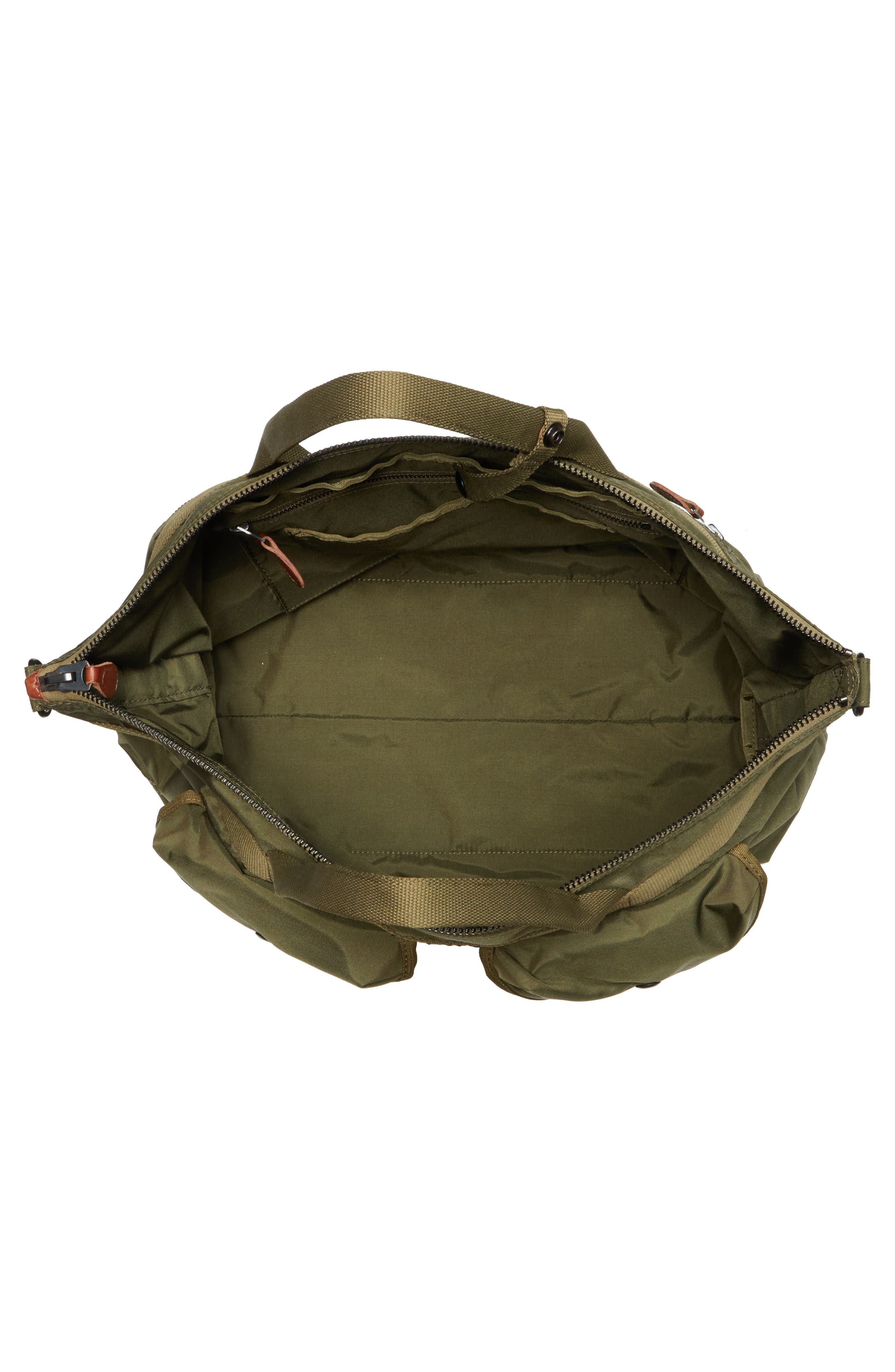 Double RL Recycled Nylon Canvas Utility Tote, Alternate, color, 