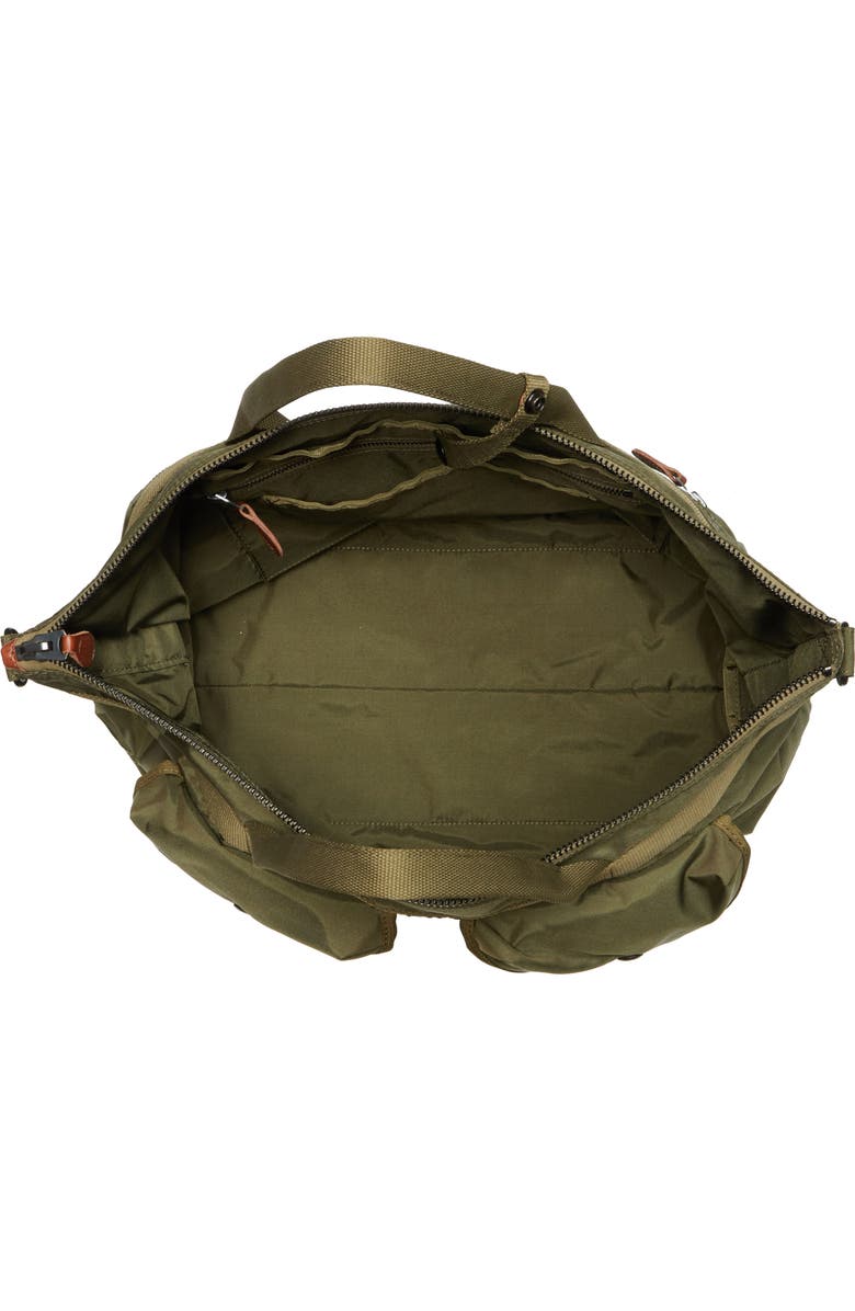 Double RL Recycled Nylon Canvas Utility Tote, Alternate, color,