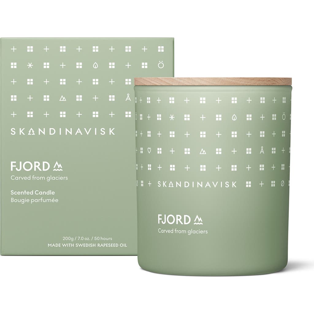 SKANDINAVISK FJORD Scented Candle 200g in Green  product