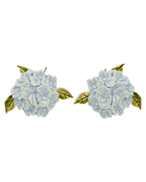 Hydrangea Earrings Silver