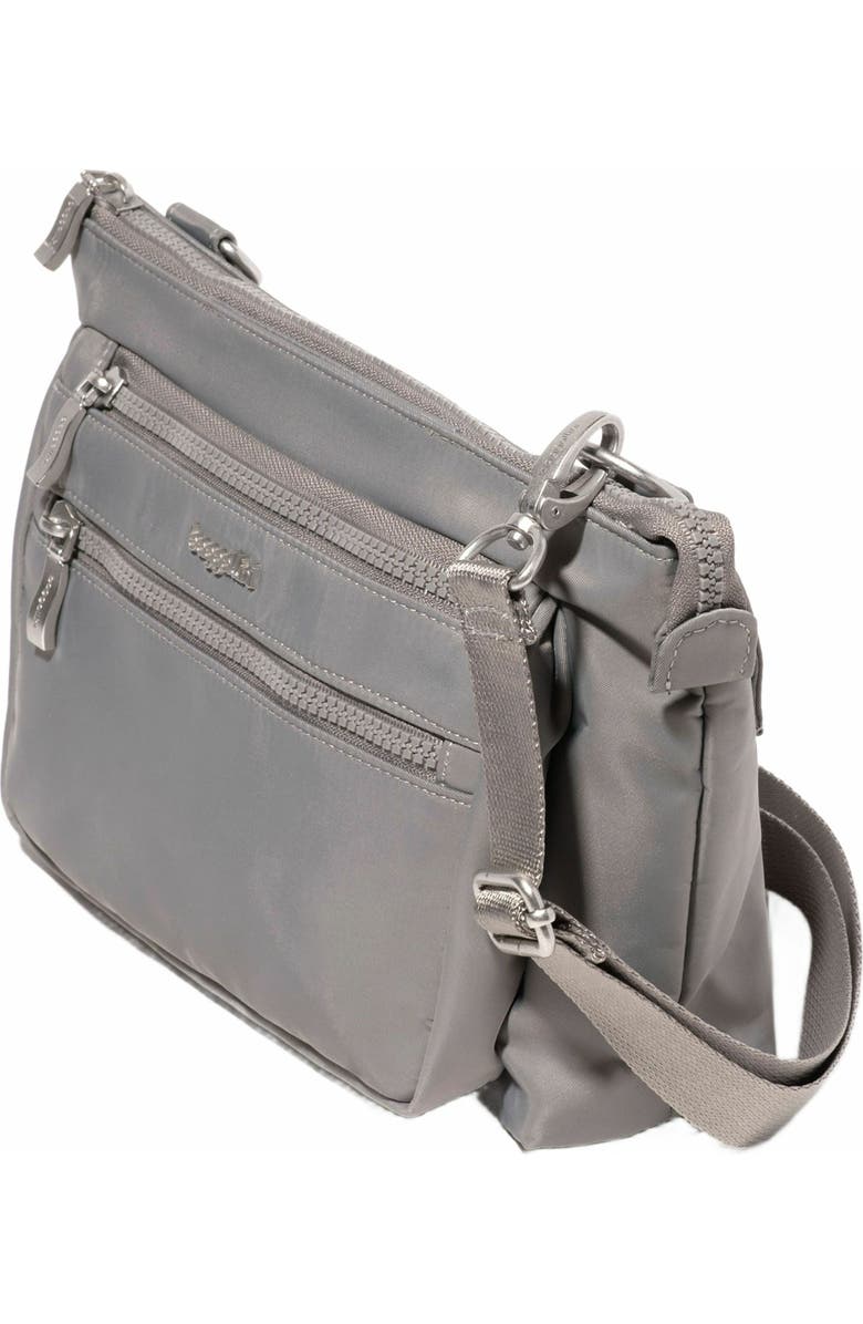 BAGGALLINI Pocket Belt Bag Convertible Crossbody Waist Pack, Alternate, color, Steel Grey Twill