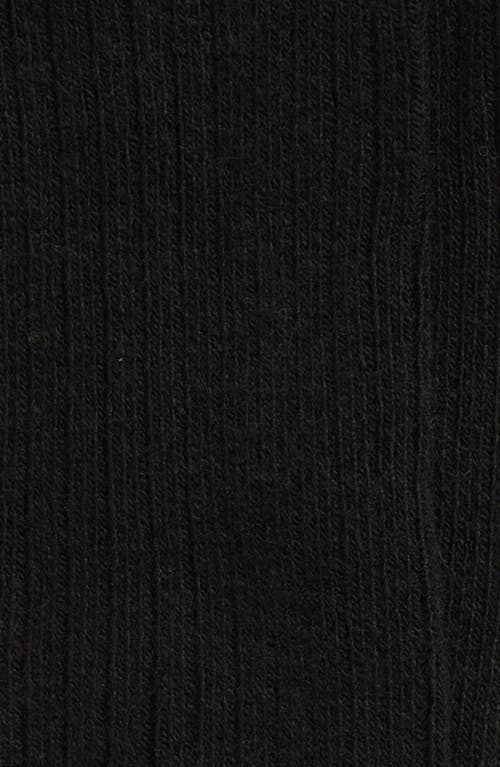 Nordstrom Rib Knee High Socks In Black