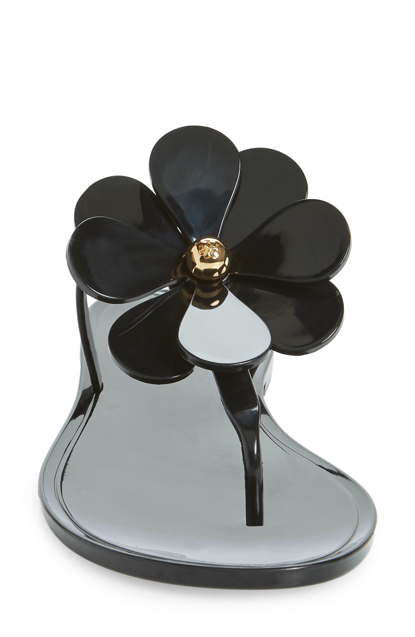 Tory Burch Floral Jelly Flip Flop, Alternate, color, 