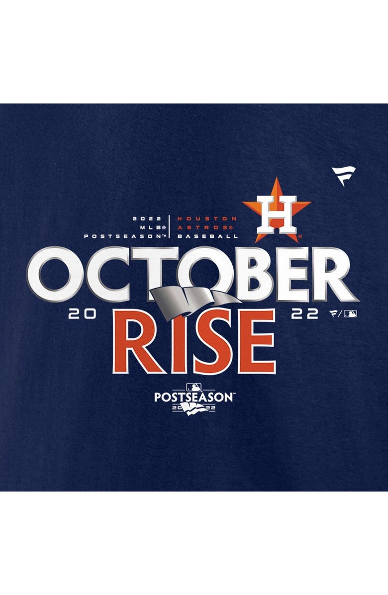 FANATICS Men's Fanatics Branded Navy Houston Astros 2022 Postseason Locker Room T-Shirt, Alternate, color,