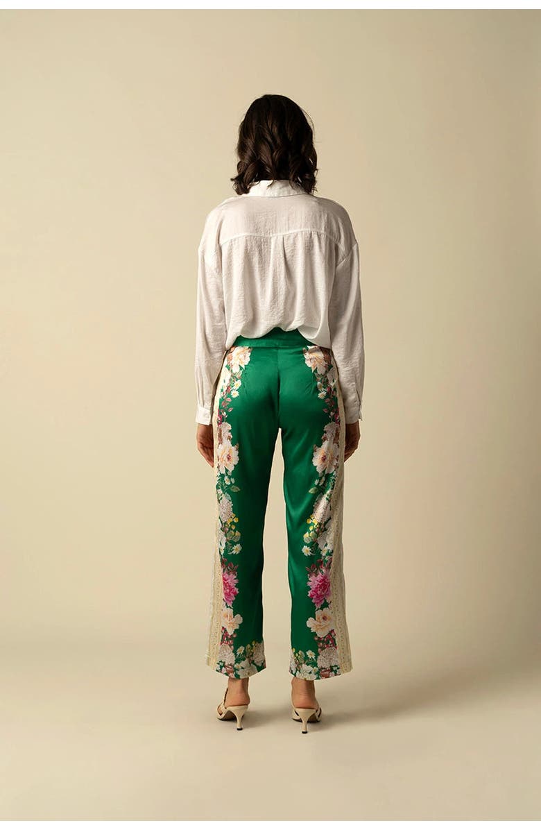 RAISHMA Amora Green Trousers, Alternate, color, Green