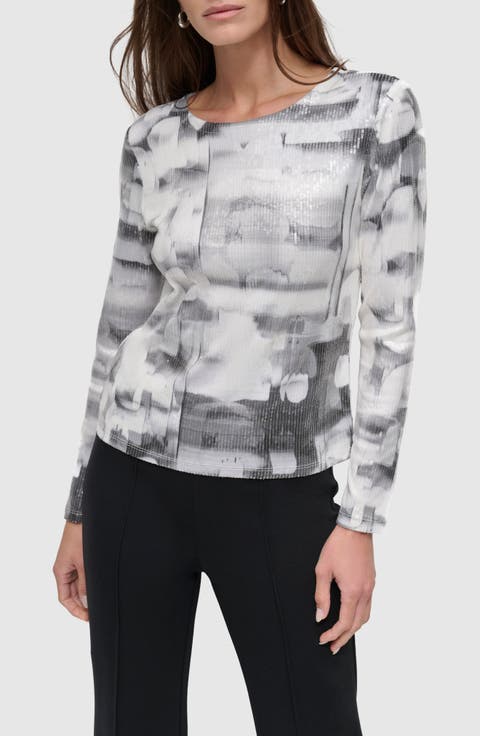 Allover Sequin Top