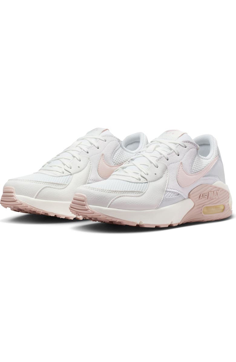 Nike Air Max Excee Sneaker, Main, color, Summit White/ Pink/ Platinum