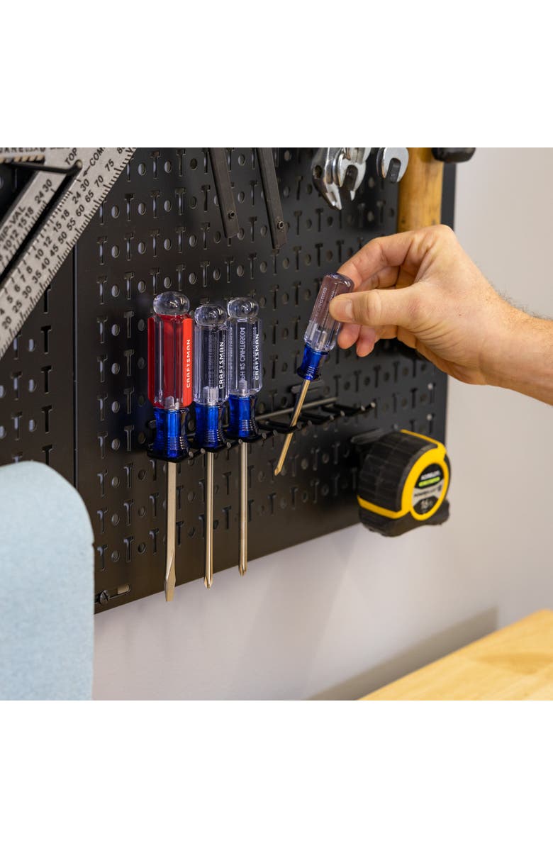 StoreYour 34" x 32" Pegboard | 13 Attachments, Alternate, color, Black