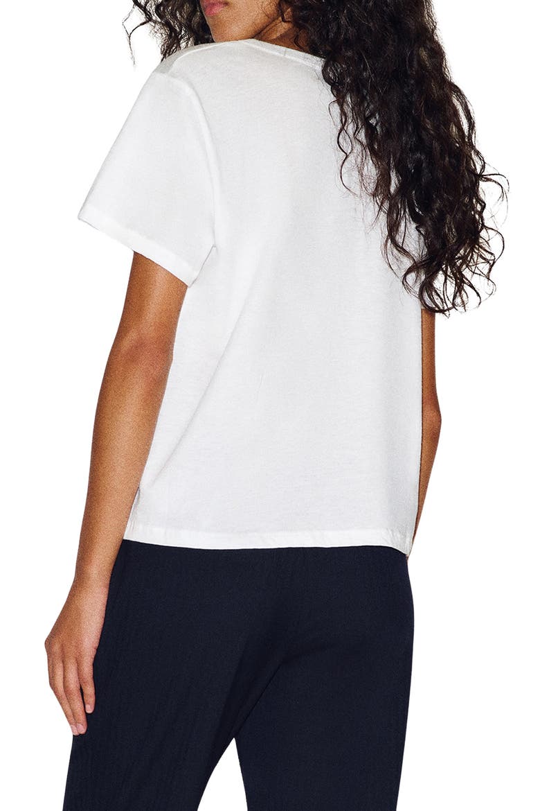 x Alexa Chung Slogan Graphic T-Shirt, Alternate, color, NAVY/ WHITE