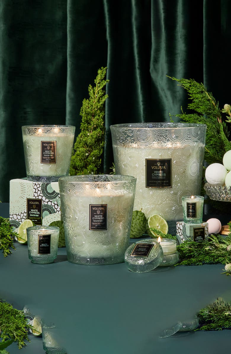Voluspa Japonica White Cypress Hearth Candle, Alternate, color, White Cypress