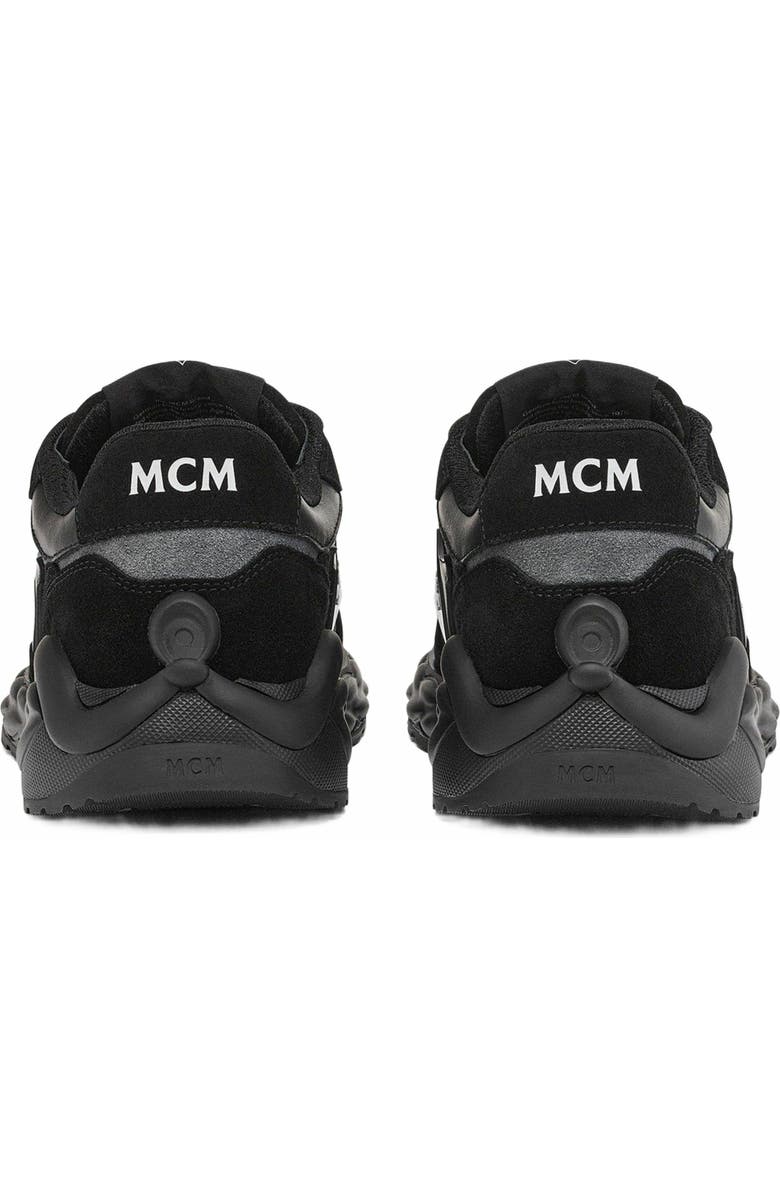 MCM Skywander Lo Sneakers in Calf Suede and Leather, Alternate, color,