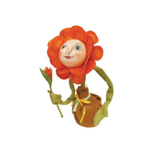 Gallerie Ii Blossom Sunflower Figurine In Orange
