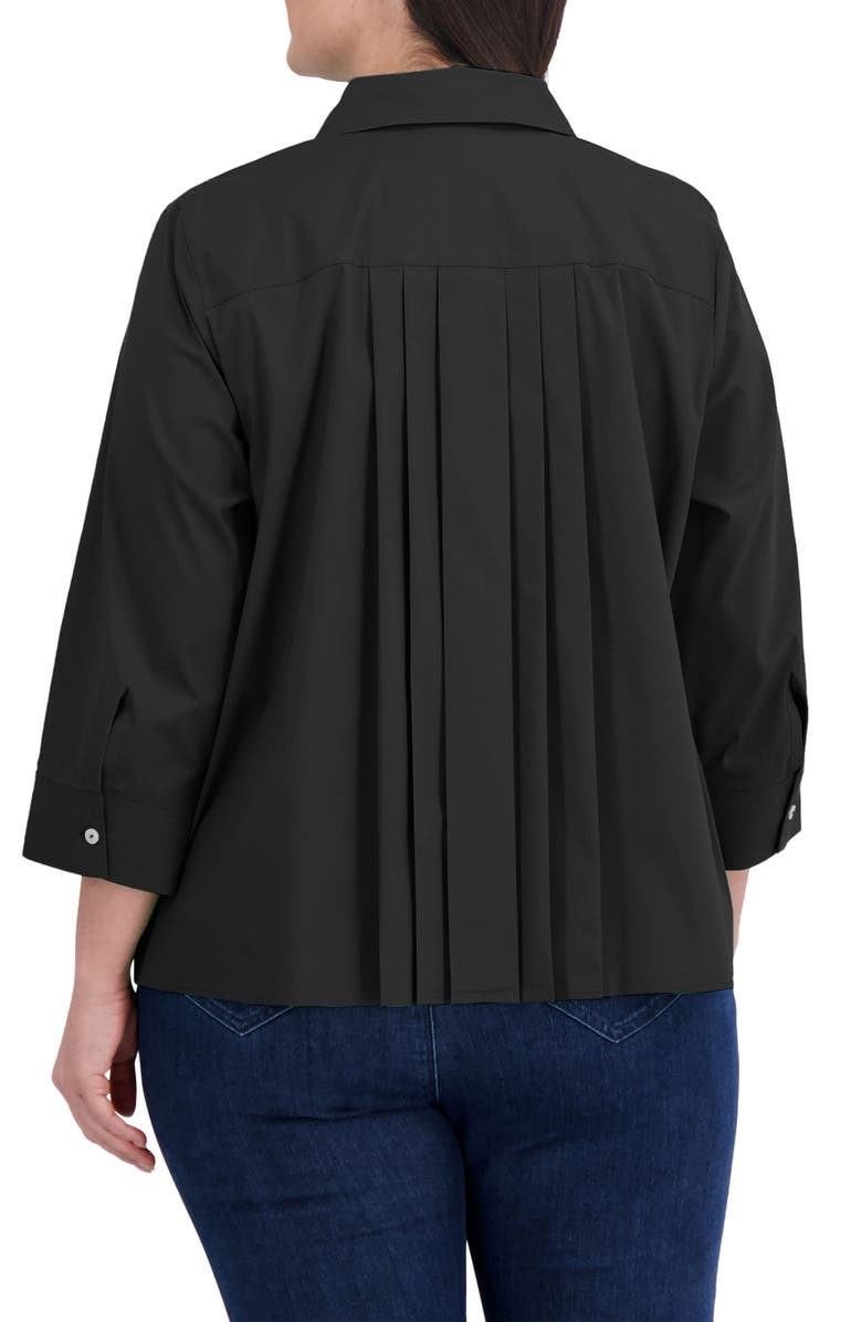 Foxcroft Sandra Cotton Blend Button-Up Shirt, Alternate, color, 