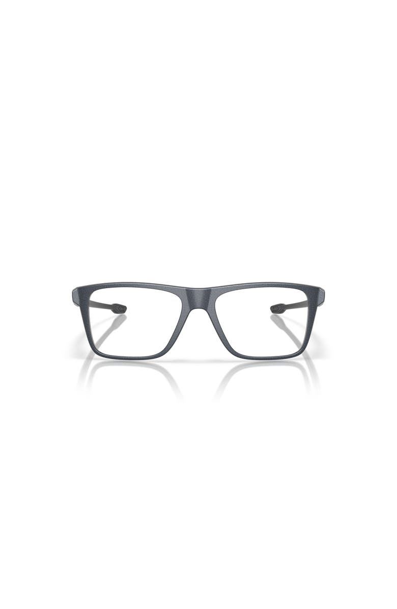 Oakley 46mm Rectangle optical glasses, Alternate, color, Black