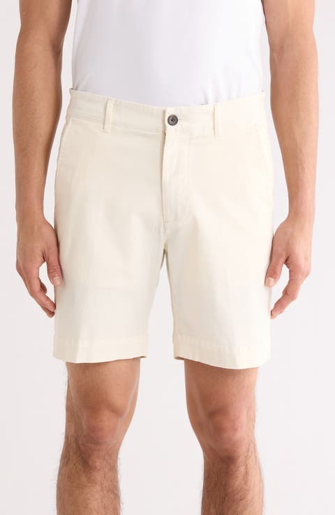 Garment Dyed Flat Front Shorts