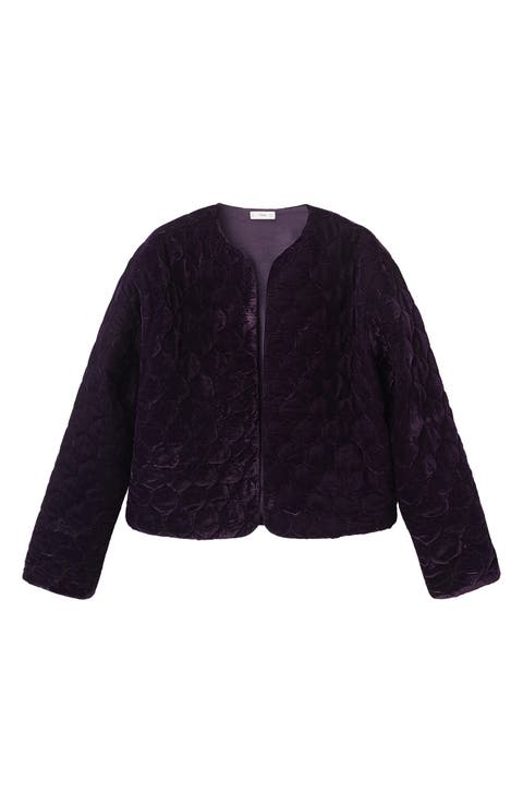 Quilted Velvet Jacket
