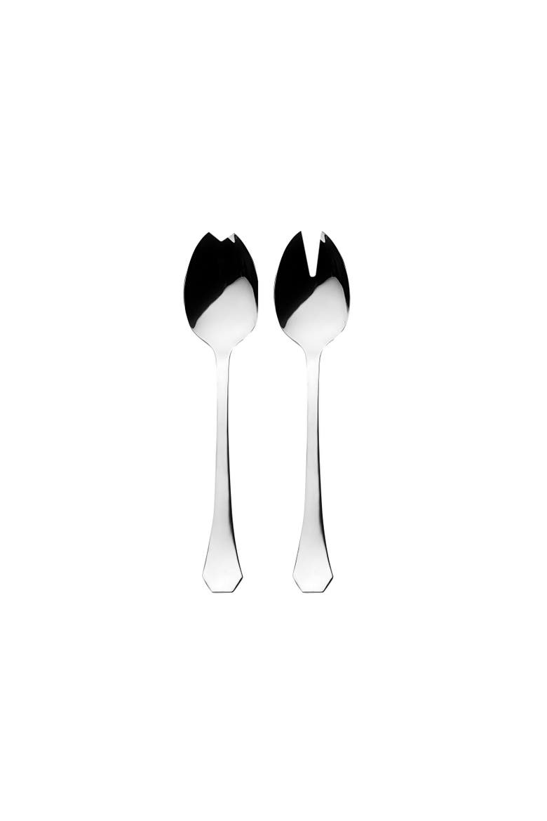 Moretto Salad Serving Set - 2 Pieces, Main, color, Silver