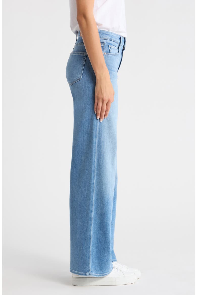 Tatum High Waist Wide Leg Jeans, Alternate, color, CINERAMA