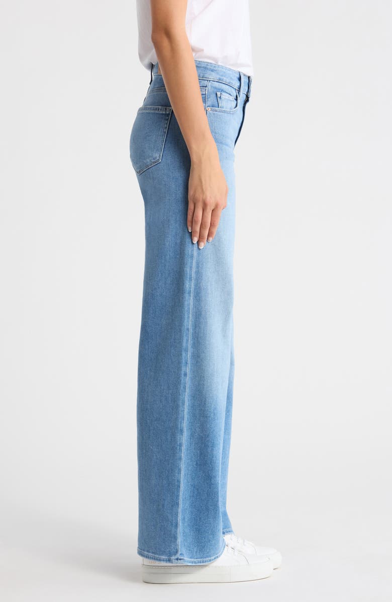 PAIGE Tatum High Waist Wide Leg Jeans, Alternate, color, Cinerama