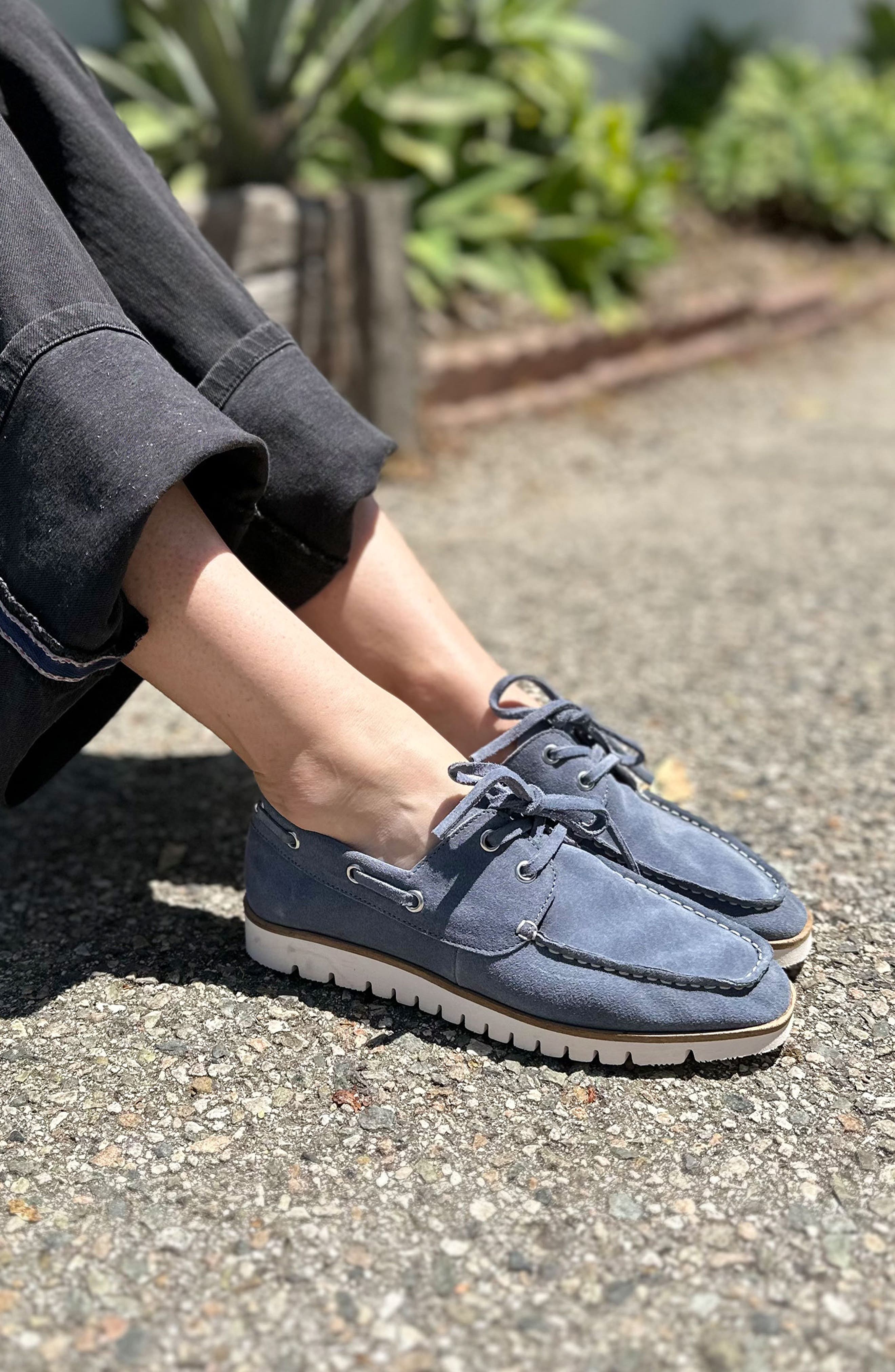 Seychelles Kipper Boat Shoe, Alternate, color, Blue