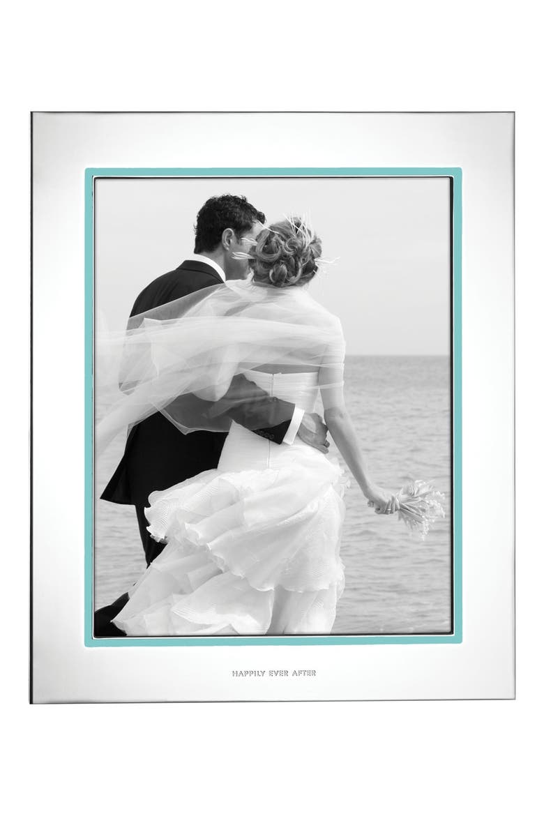 take the cake picture frame, Alternate, color, SILVER/ TURQUOISE