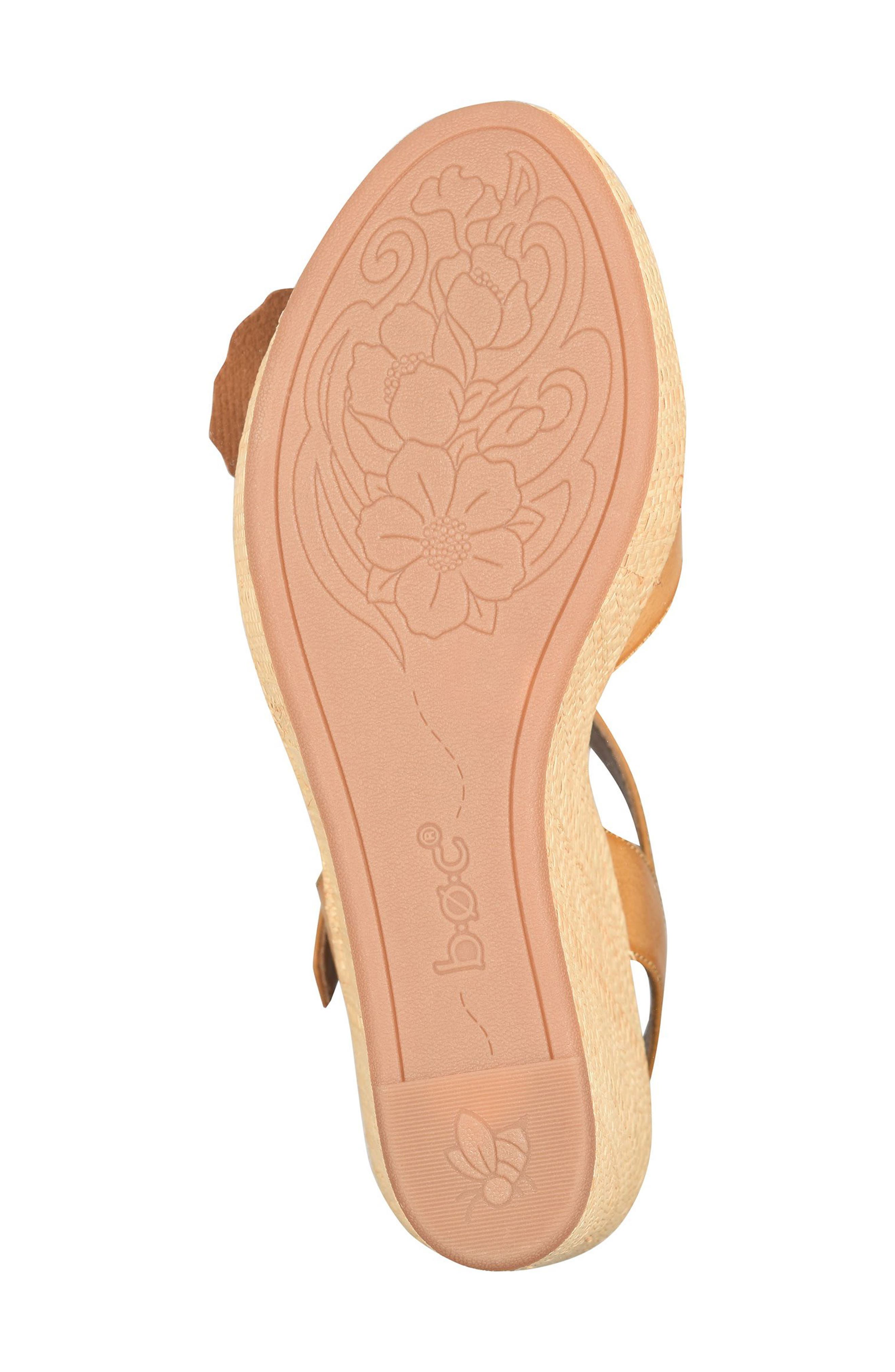 Estella Wedge Sandal, Alternate, color, DARK YELLOW