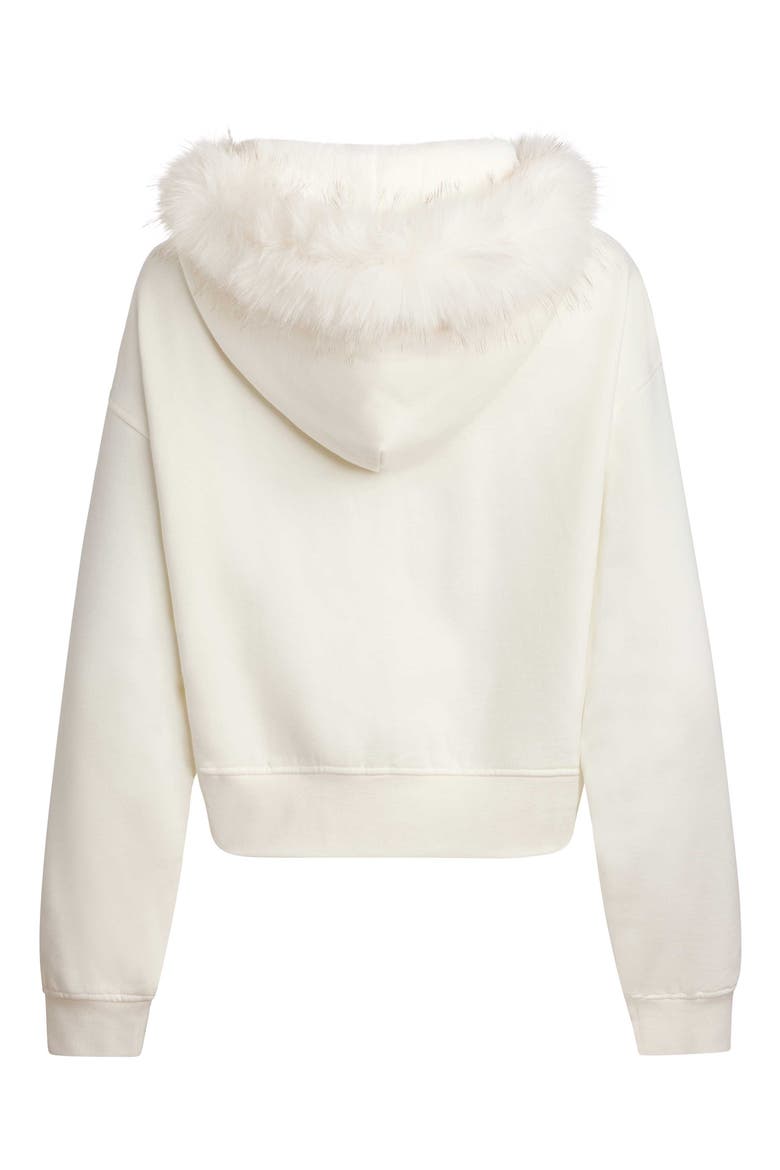 Happily Ever After Fur Zip, Alternate, color, White