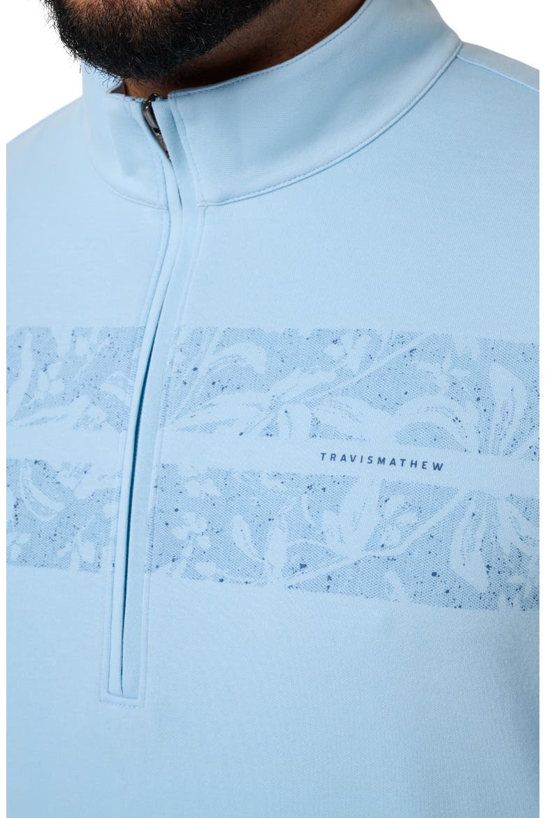 First Class Menu Quarter Zip Pullover, Alternate, color, DREAM BLUE