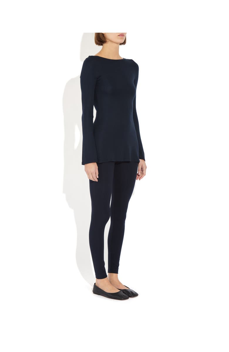 The Park Evelyn Funnel Sleeve Top, Alternate, color, Noir
