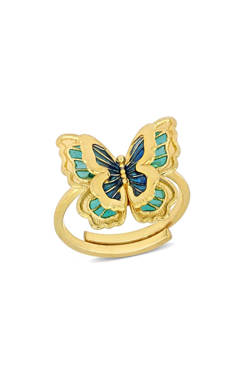 DELMAR Enamel Butterfly Ring, Main, color,