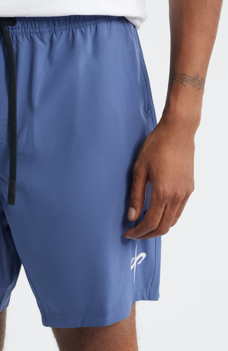 SANTO STUDIO Jett Lawrence Tempo Forever Tech Shorts, Alternate, color, Blue