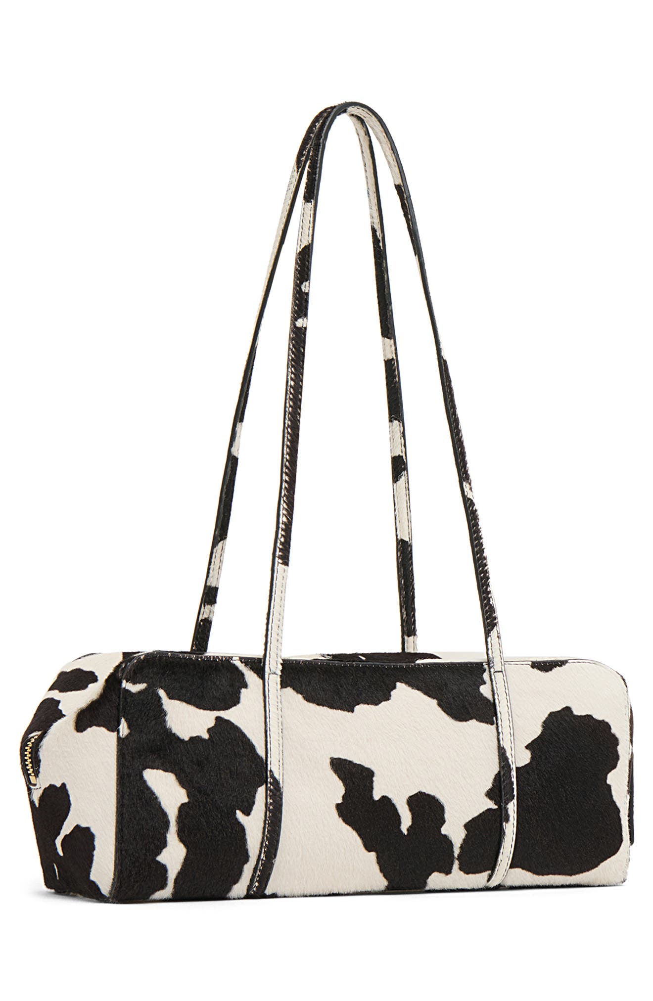 Mansur Gavriel Filo Genuine Calf Hair Shoulder Bag, Alternate, color, Printed Pony Hair