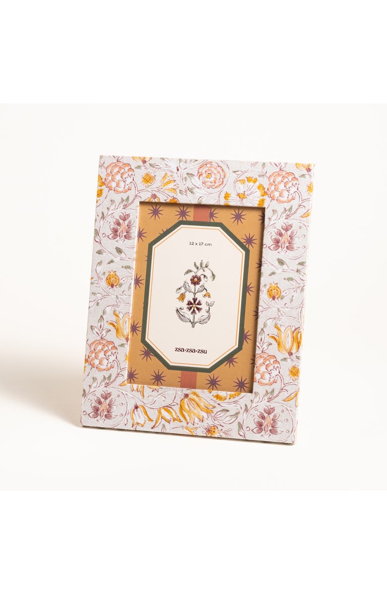 Zsa Zsa Zsu Noida Printed Frame 7.2X9 In, Main, color, Pink