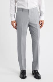 Nordstrom Henrik Trim Fit Solid Stretch Wool Suit Pants