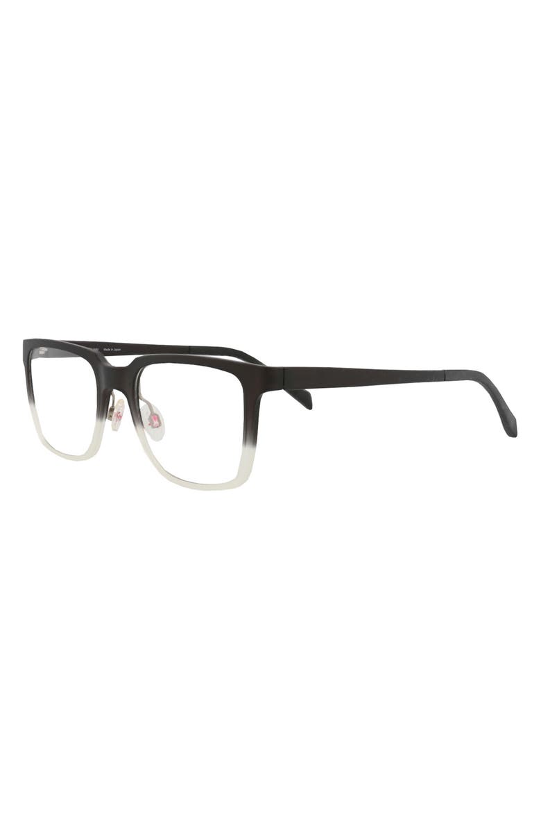 Maui Jim 50mm Rectangular Optical Glasses, Alternate, color, Black Black Transparent