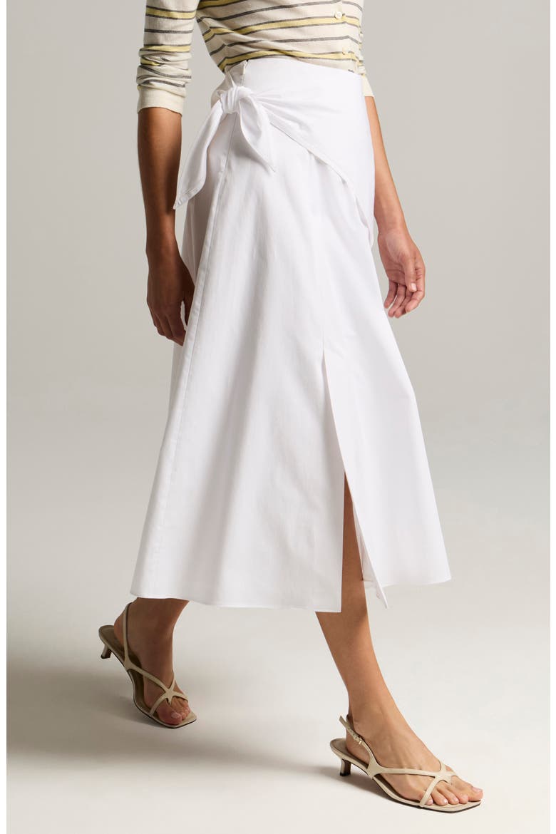 Scarf Tie Maxi Skirt, Alternate, color, OPTIC WHITE