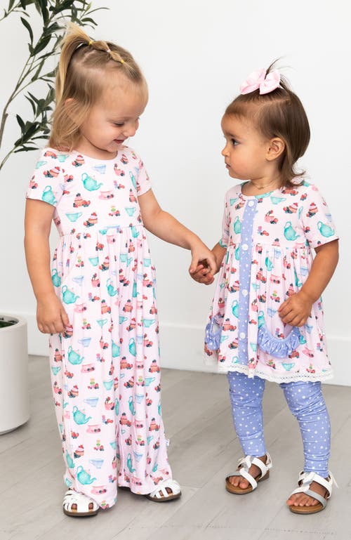 Laree + Co Lillian's Garden Tea Party Leggy Romper In Multi