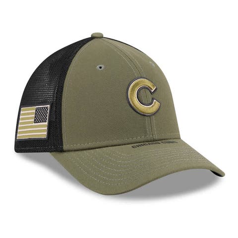 Men's New Era  Olive Chicago Cubs 2026 Armed Forces Day 39THIRTY M-Crown Flex Hat