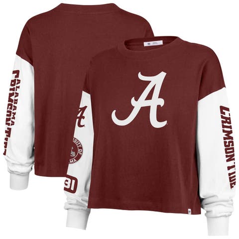 Women's '47 Crimson Alabama Crimson Tide Sydney Long Sleeve T-Shirt
