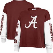 '47 Women's '47 Crimson Alabama Crimson Tide Sydney Long Sleeve T-Shirt