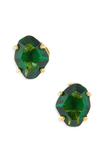Kate Spade New York Treasure Trove Stud Earrings In Green