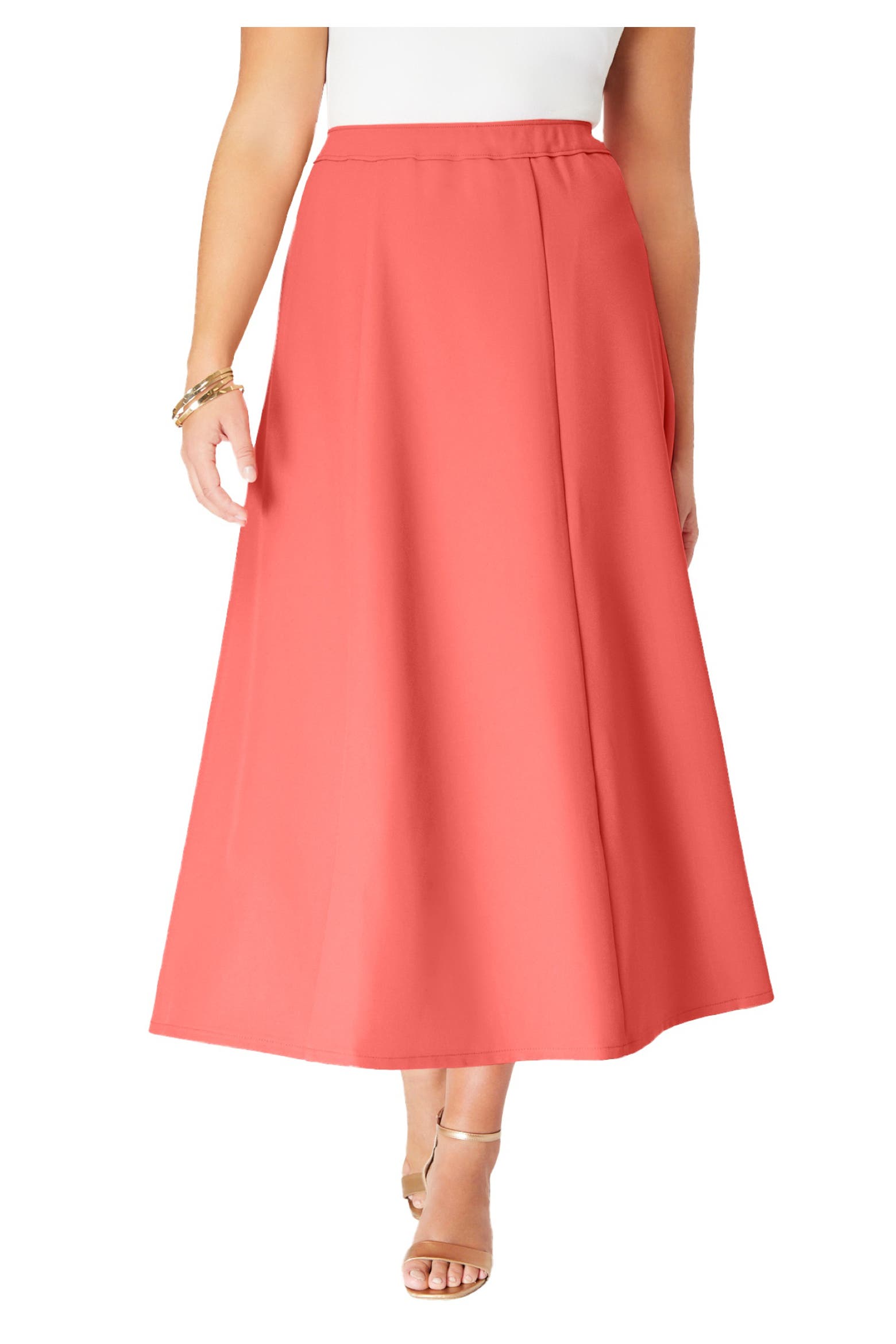 Line Bending Roaman's Plus Size Bend Over® A Line Skirt (Women) | Nordstrom