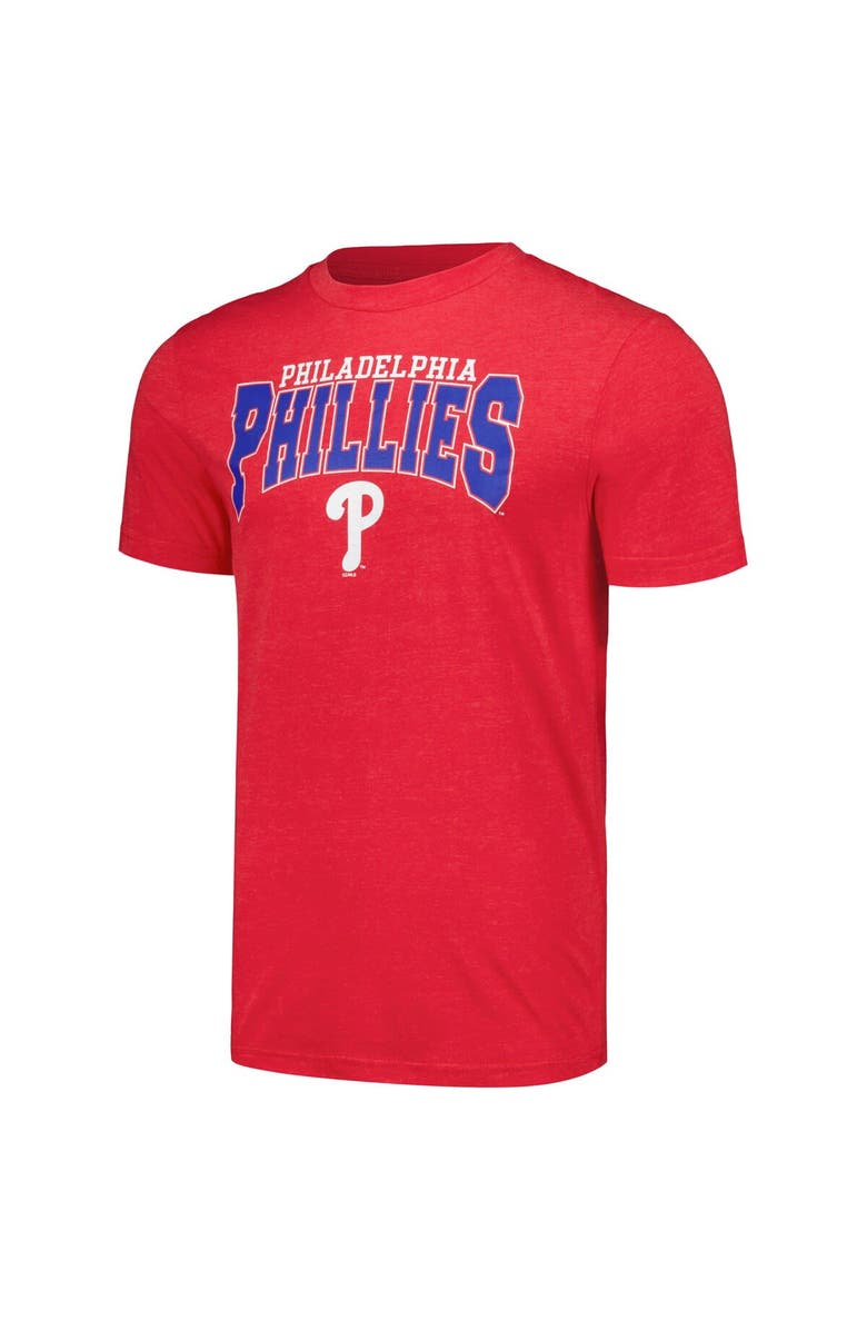 CONCEPTS SPORT Men's Concepts Sport Charcoal/Red Philadelphia Phillies Meter T-Shirt & Pants Sleep Set, Alternate, color, 