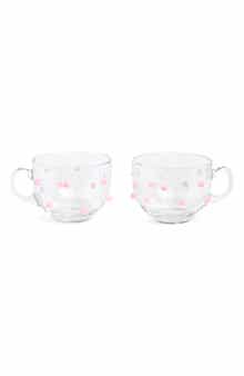 MEDICI Set of 2 Glass Mugs